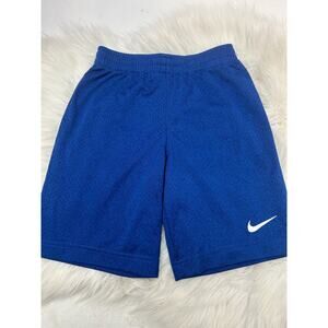Nike Boy's Large 7 (6-7 yrs) Blue Athletic Basketball Shorts GUC